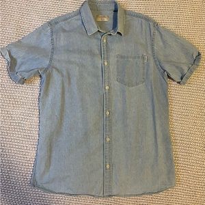 Jack & Jones Light Wash Denim Short Sleeve Shirt